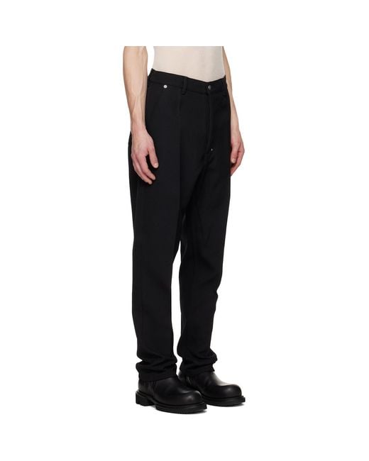 Rick Owens Black Tower Joris Trousers for men