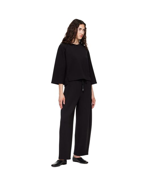 Weekend by Maxmara Black Scuba Jersey Getto Trousers