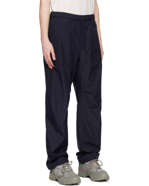 Norse Projects Blue Navy Alvar Trousers for men