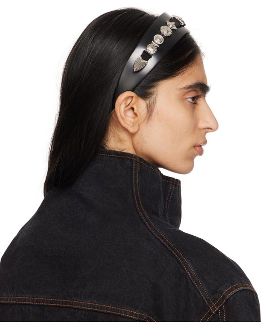 TOGA ＴＯＯ　レザーコンチョヘッドバンドカチューシャ TOGA（トーガ）の「【TOGA TOO/トーガトゥ】Leather headband 3
