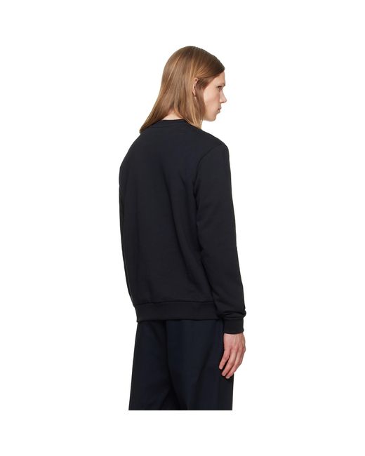 A.P.C. Black Standard 'Rue Madame' Sweatshirt for men