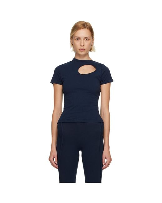 OTTOLINGER Blue Padded Donut T-Shirt