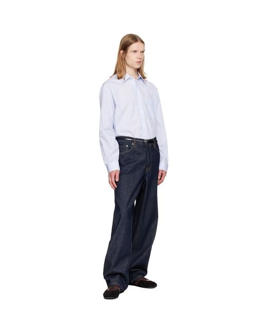 Dries Van Noten Black Pin-Buckle Belt for men