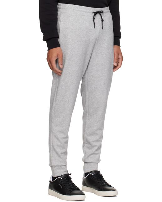 PS by Paul Smith Black Gray Drawstring Sweatpants for men
