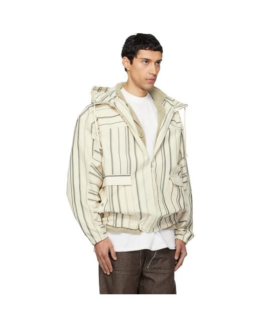 Mordecai Natural Windbreaker Jacket for men
