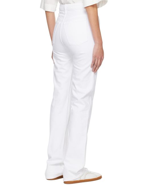 Khaite White 'the Danielle' Jeans