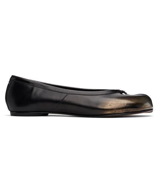 Maison Margiela Black Tabi Ballerina Flats