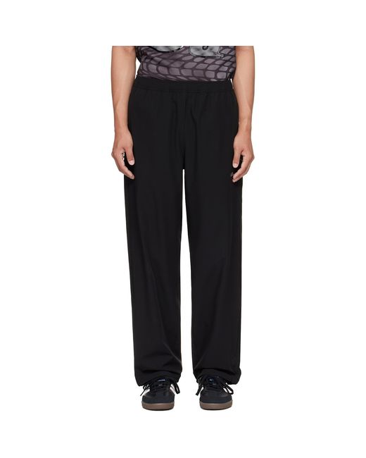 Dime Black Athletic Zip Sweatpants for men
