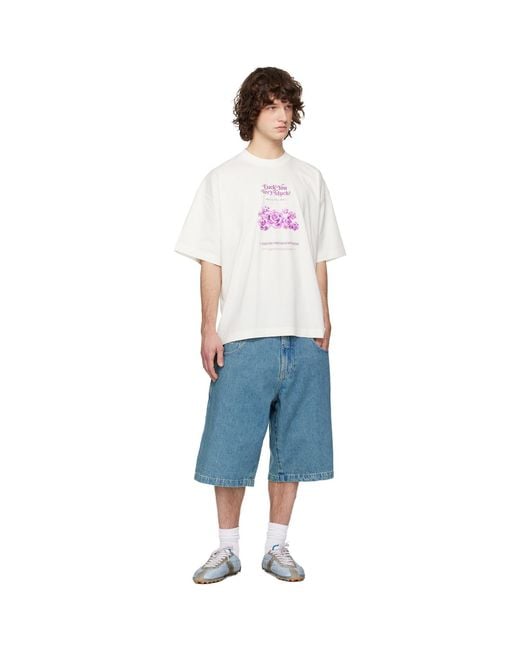 Vetements White Off- 'Fuck You Very Much' T-Shirt for men
