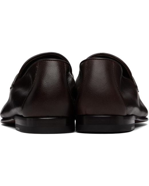 Tom Ford Black Gigi Twisted Band Loafers for men