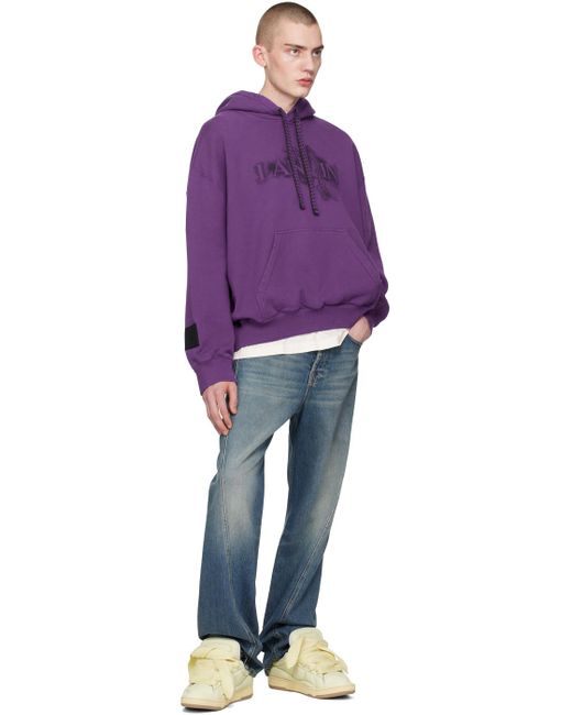 Pull à capuche mauve édition future Lanvin pour homme en coloris Purple
