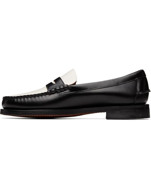 Sebago Black Classic Dan Loafers for men