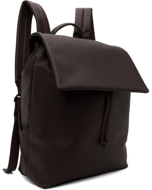 Marsèll Black Brown Patta Backpack for men