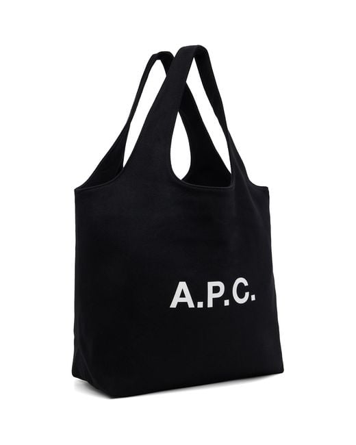 A.P.C. Black Ninon Tote for men