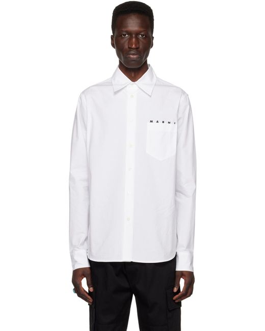 Marni Black Patch Pocket Shirt for men