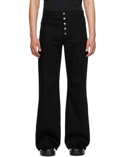 Courreges Black Multiflex Jeans for men