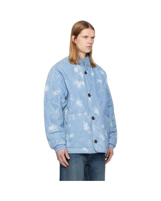 Isabel Marant Blue Taeliss Coat for men