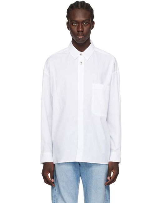 Jacquemus White Les Classiques 'la Chemise Manches Longues' Shirt for men
