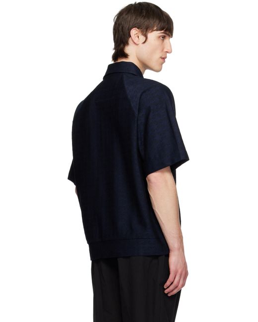 Givenchy Blue Monogram 72 Signature Polo for men