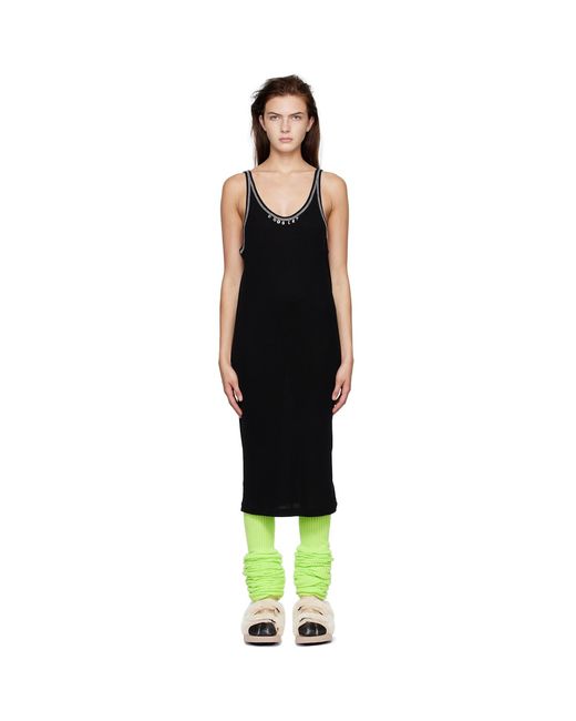 Doublet Black Rib Minidress
