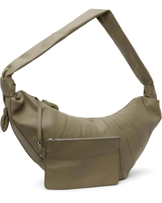 Lemaire カーキ ラージ Croissant バッグ Green