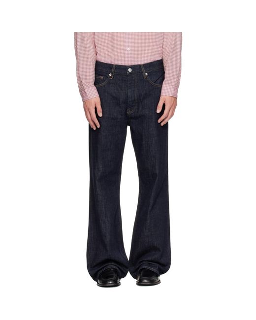 sunflower Blue Relaxed Boot Jeans for men