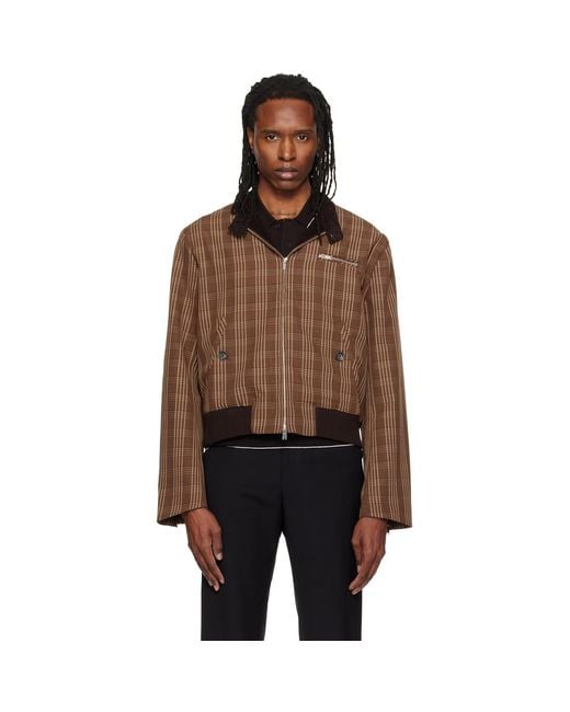 Wales Bonner Brown Axis Jacket for men