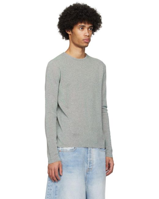 ERL Black Gray 'make Believe' Sweater for men