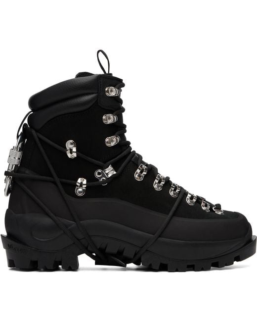 HELIOT EMIL Black Hiking Boots for men