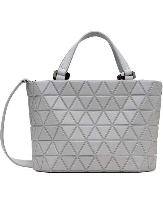 Issey Miyake Gray Crystal Matte Bag