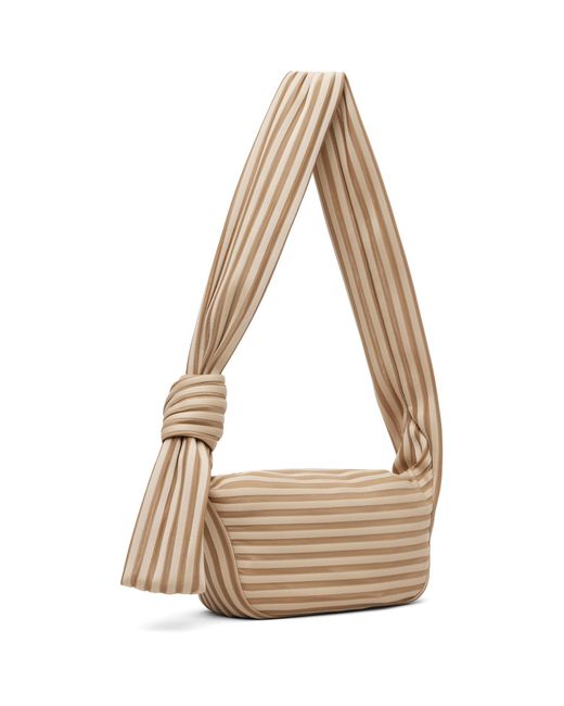 Issey Miyake Natural Linear Knit 58 Bag