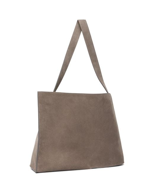 Studio Nicholson Brown Doublet Suede Carryall Tote