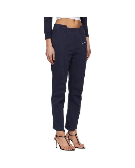 Vetements Blue Cut Up Sweatpants