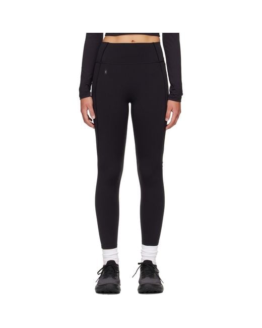 On Shoes Blue Studio 7/8 Running Leggings
