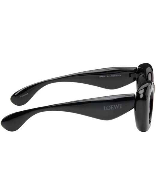 Loewe Black Inflated Butterfly Sunglasses for men