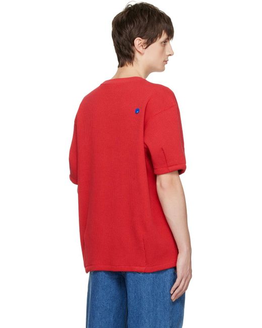 Adererror Red Speric T-shirt for men