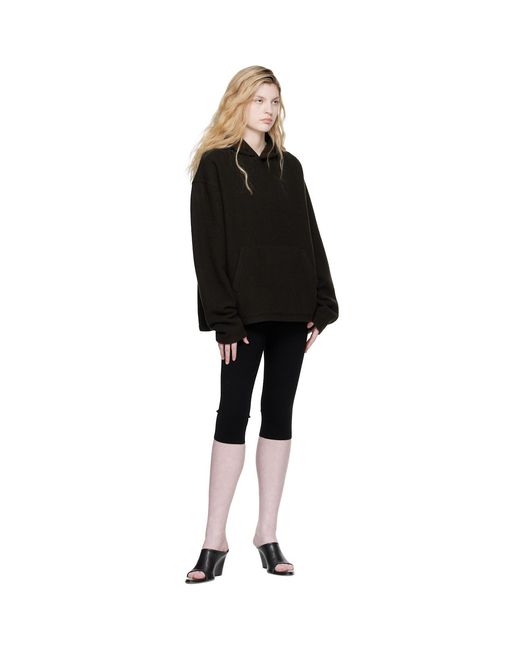 Rier Black Fleece Hoodie