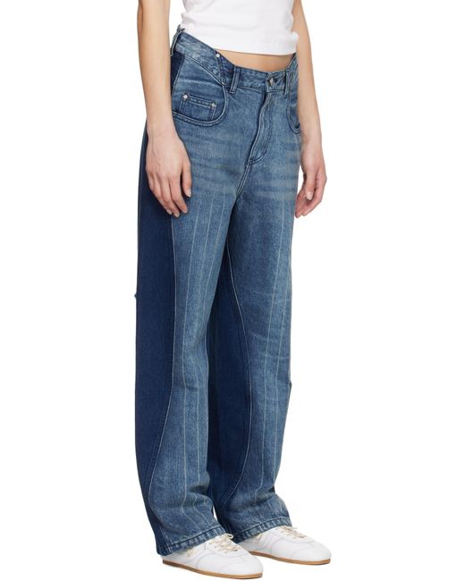 Adererror Blue Faded Jeans