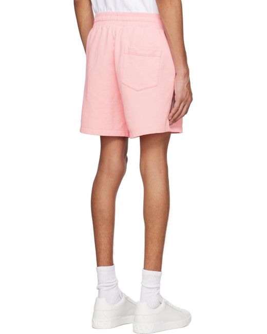 Casablancabrand Pink 'L'Arche Fleurie' Shorts for men
