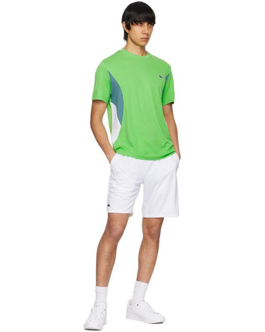 メンズ Lacoste Novak Djokovicエディション ーン Tシャツ Green