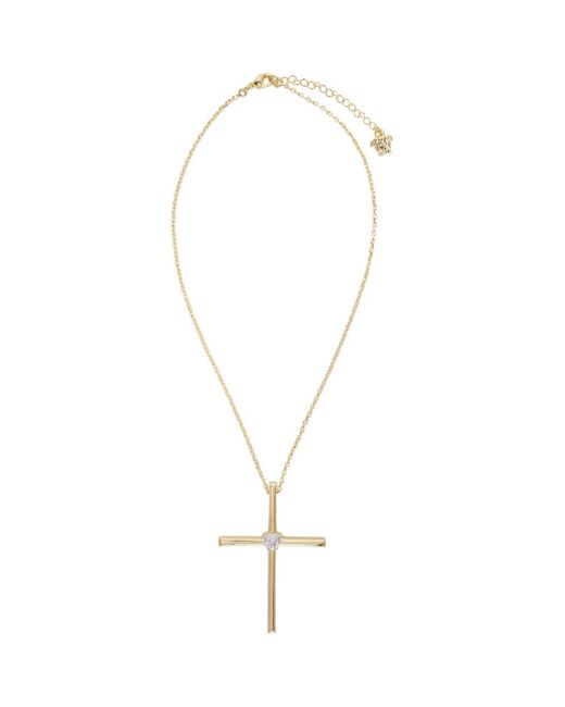 versace cross necklace