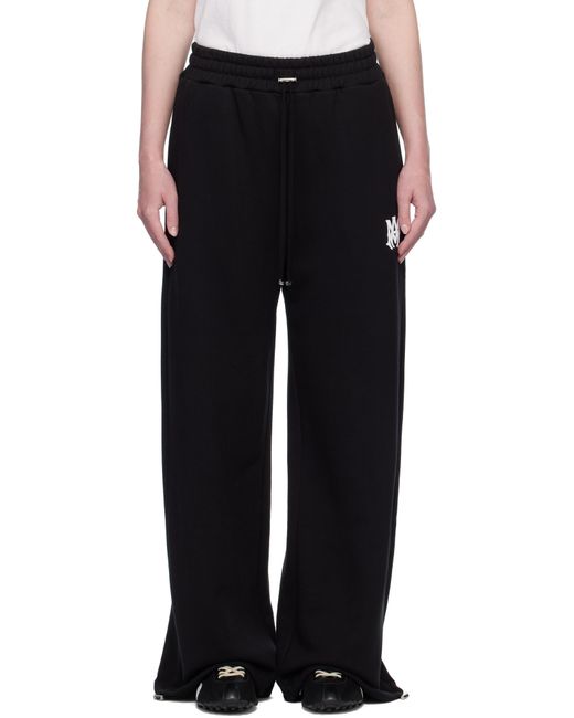 Amiri ブラック Ma Core ロゴ フレア ラウンジパンツ Black