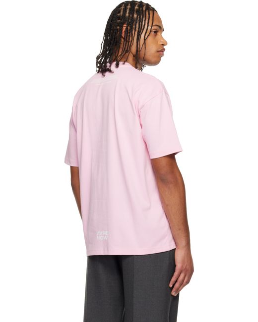T-Shirt Rose À Logos Aapenow Aape By A Bathing Ape pour homme en coloris Pink