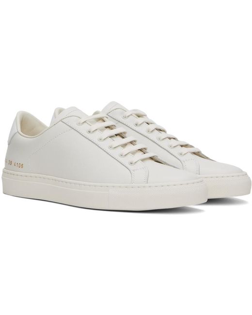 Common Projects Black Off- Retro Bumpy Sneakers for men