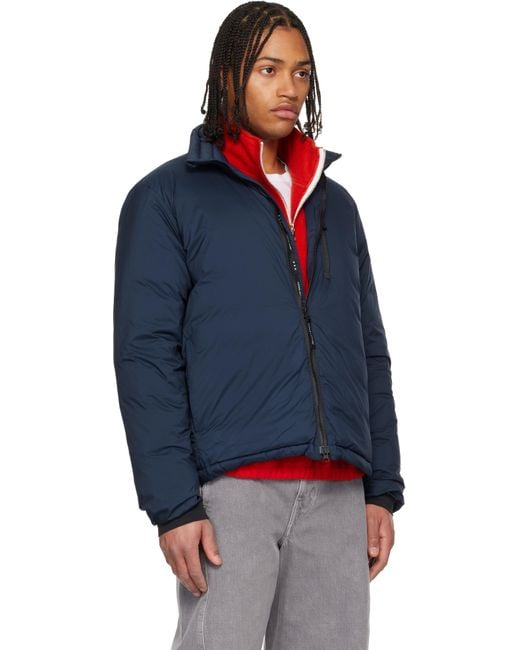 Canada Goose Blue Lodge Down Jacket for men