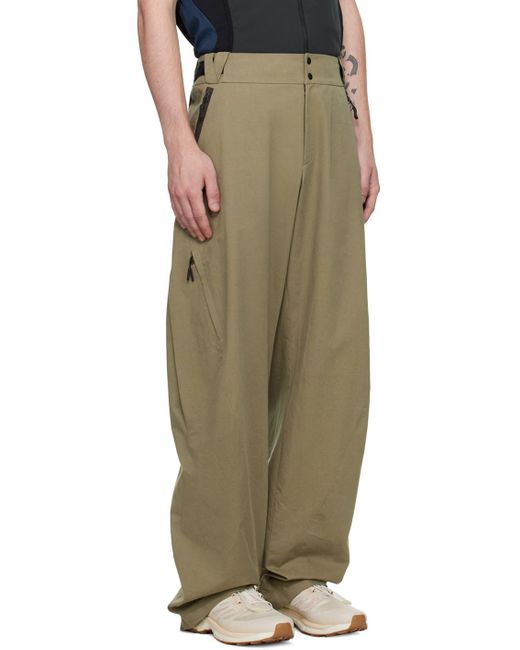 Hyein Seo Green Vented Trousers for men