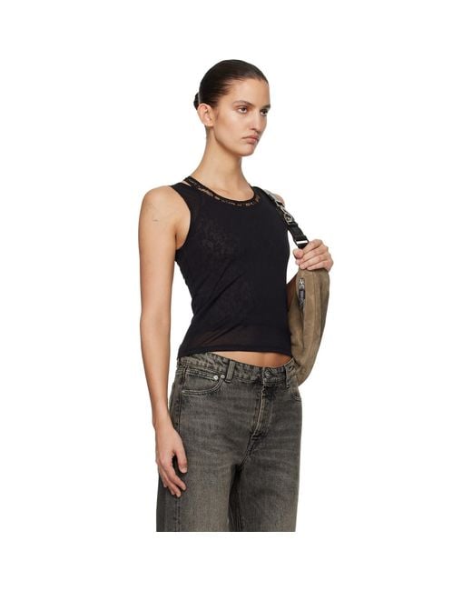 Our Legacy Black Swim Tank Top