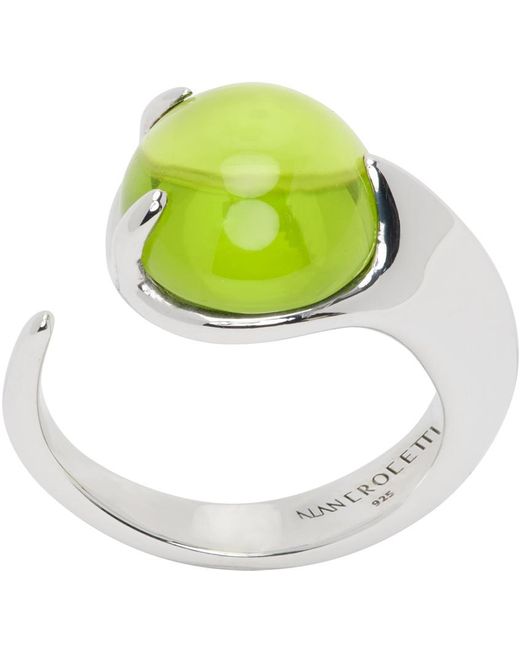 ALAN CROCETTI Green Tropical Climax Ring for men