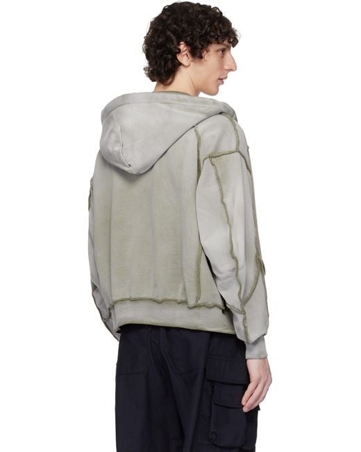 Abra Gray Surf Hoodie for men