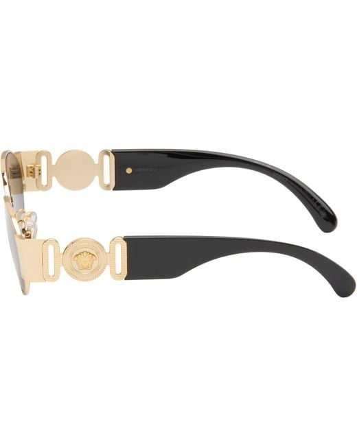 Versace Gray Medusa Biggie Sunglasses for men